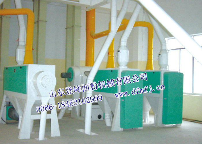 毛麦清理工艺说明
